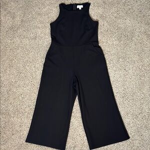 Evereve Farrah Ponte Knit Sleeveless Jumpsuit Medium
